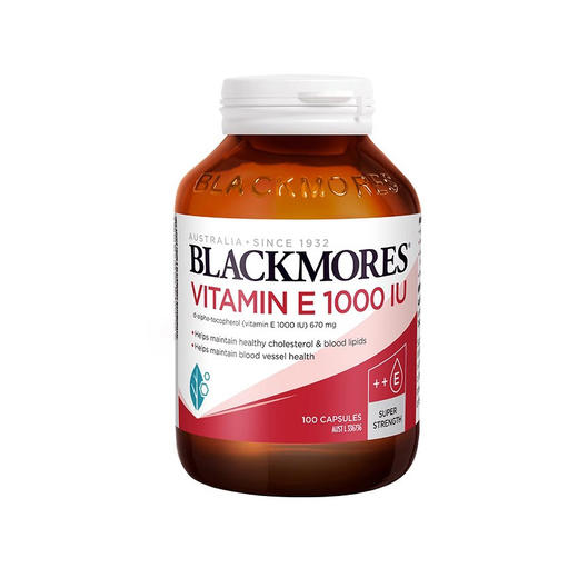 【跨境】Blackmores  维生素E1000iu 100粒 商品图0