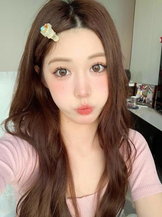 【中直径】Leenscolor-奶油棕-14.2mm 【年抛 度数0-1000度 含有525/575】 商品图3