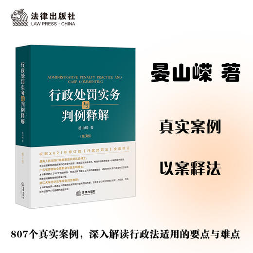 行政处罚实务与判例释解(第三版） 晏山嵘著 商品图0