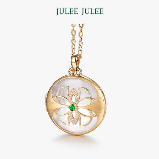 【福】JULEEJULEE茱俪东方系列福禄寿禧母贝款相片盒吊坠 商品图2