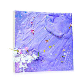 袋鼠团团慈善创卖-流体画《星空海浪》