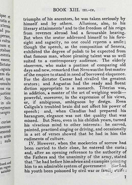【中商原版】洛布古典丛书 塔西陀 编年史 原文拉英对照版 英文原版 Annals Loeb Classical Library Tacitus 商品图6