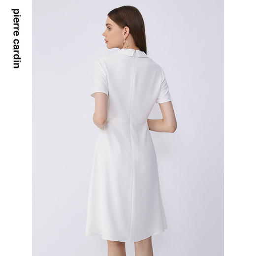 皮尔卡丹女装夏季新款通勤淑女西装压褶连衣裙C32DS014
 商品图3