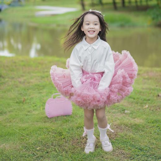 【16色】儿童蓬蓬裙米兰经典款女童夏季tutu公主网纱裙亲子款xs—xl码 商品图2