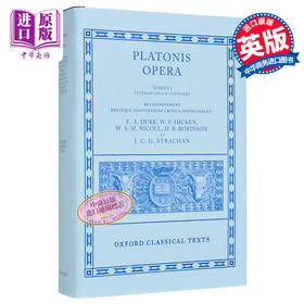 预售 【中商原版】柏拉图 歌剧 第1卷 Opera Volume I Euthyphro Apologia Socratis Crito Phaedo 希腊语原版 Plato