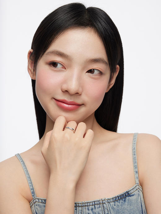 卡蒂罗天使之翼情侣对戒925银戒指一对小众设计感礼物送男女友 商品图2