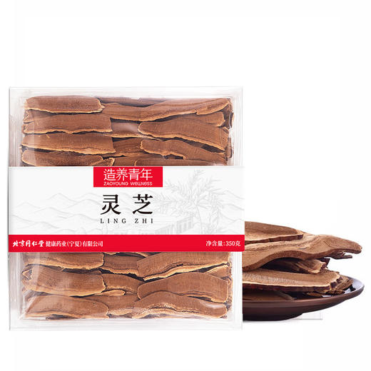 【正宗同仁堂品牌】北京同仁堂灵芝切片350g赤灵芝整朵切片泡酒泡灵芝茶SY 商品图4