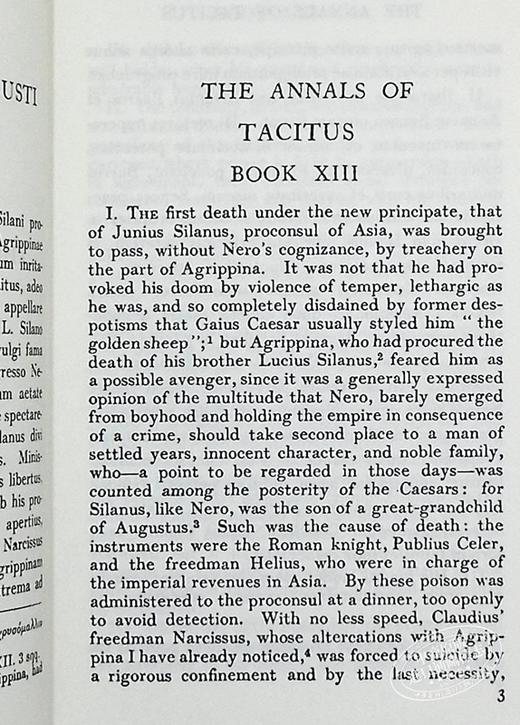 【中商原版】洛布古典丛书 塔西陀 编年史 原文拉英对照版 英文原版 Annals Loeb Classical Library Tacitus 商品图4