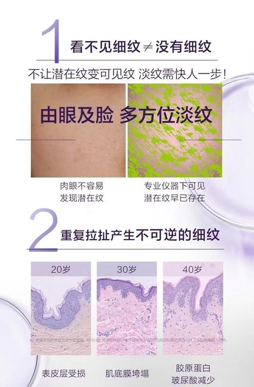 欧莱雅紫熨斗全脸淡纹眼霜按摩头版1瓶30ml 商品图4