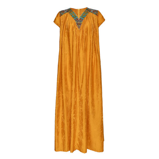 和铃刺绣提花连衣裙| 杨丽萍老师同款| 现货加急发 商品图11