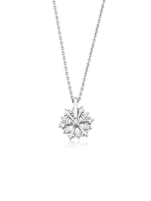 卡蒂罗纯白之恋项链女925银轻奢小众2023新款夏锁骨链高级感配饰 商品图4