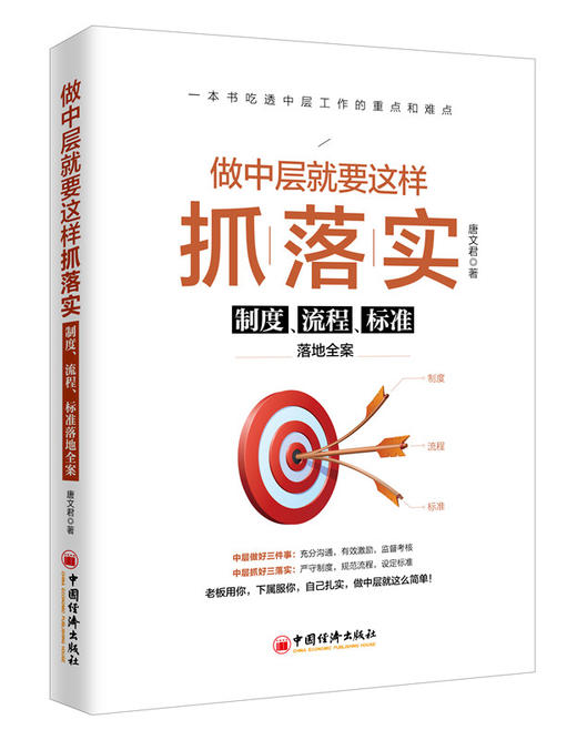 【官方旗舰店】做中层就要这样抓落实：制度、流程、标准落地全案  一本书吃透中层工作的重点和难点 中层案头常备高效管理手册 商品图4