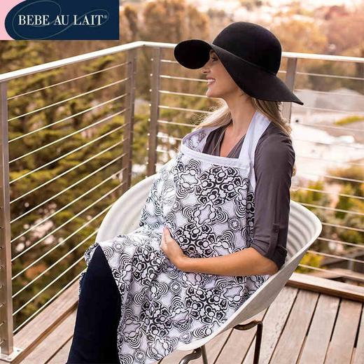 【亏本清仓 不支持退换 介意慎拍】Bébé au Lait 纯棉/有机棉/纱棉哺乳巾（买哺乳巾可+10元换购哺乳围巾1条，花色随机，围巾单拍不发） 商品图3