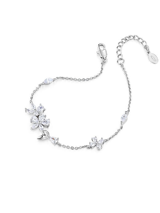 卡蒂罗落樱轻语手链S925银女生轻奢小众设计款2023年新款生日礼物 商品图1