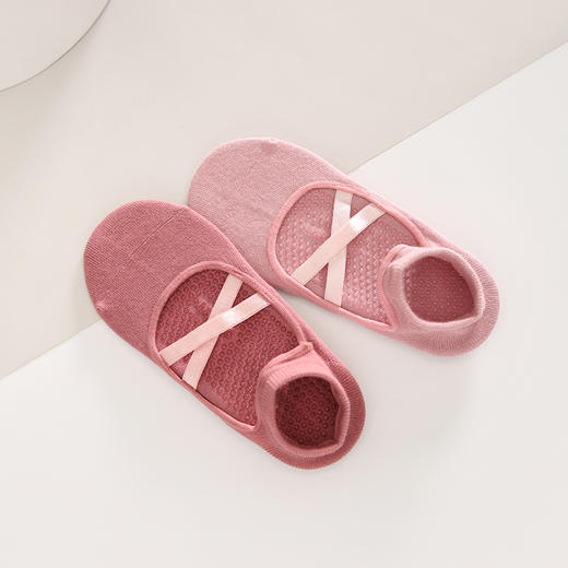 两双一组　颜值在线 普拉提瑜伽袜 柔软防滑|透气吸汗棉质 芭蕾风设计 经典颜色任你挑选 商品图1