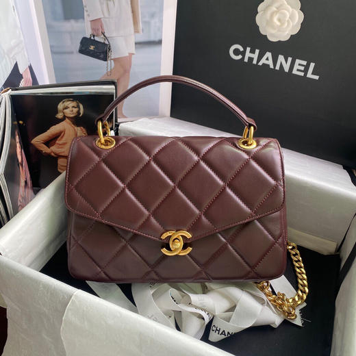 夏季特惠💰1250 原单香奈儿 23p新款手柄包AS4195 商品图0