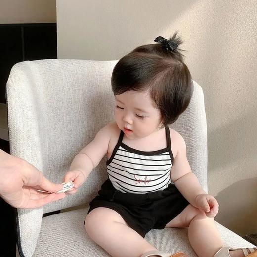 【捡漏价29.9元/2件】薄款内搭宝宝冰丝吊带，凉爽舒适时尚优雅，柔软舒适清凉透气，轻盈凉爽透气不黏腻，外穿夏季凉爽上衣小背心婴儿T恤儿童女童潮sh 商品图4