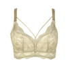 都市丽人舒软挺塑B杯适穿蕾丝调整型文胸薄款3/4杯塑身文胸无钢圈内衣三排扣新年本命年红品LJ32H2 商品缩略图5