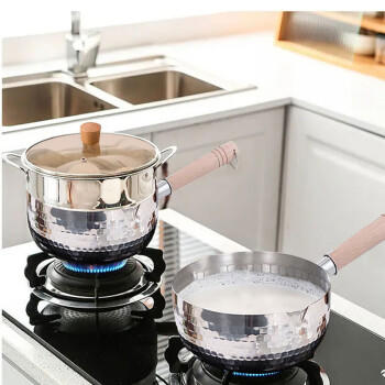 欧乐菲（OLOFE） 304不锈钢雪平锅辅食小汤奶锅复合底泡面锅煮牛奶热奶家通用18cm 商品图8