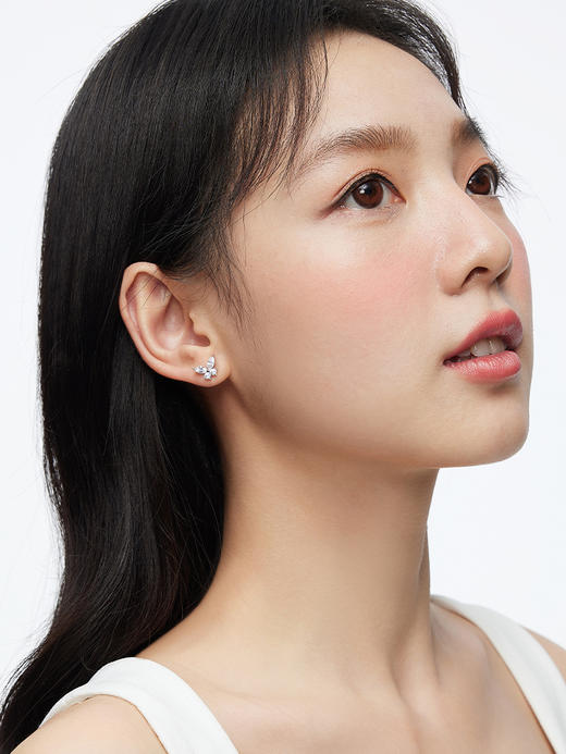 卡蒂罗心动蝴蝶耳钉925银轻奢小众设计感2023年新款小巧闺蜜耳饰 商品图2