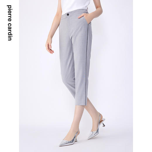 皮尔卡丹女装夏季新款通勤干练时尚百搭西服裤子C32TL002
 商品图2