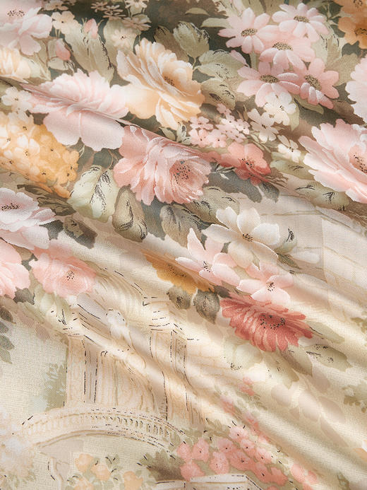 【ROYALCOVER】罗卡芙家纺舒适60支双面天丝印花 四件套 杜乐丽花园 商品图4