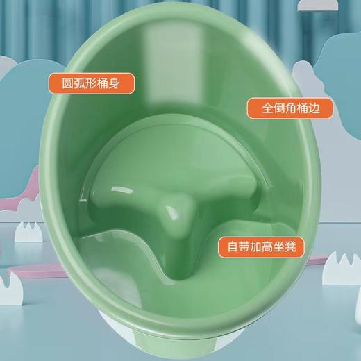 儿童可坐塑料浴桶宝宝浴盆洗澡桶加厚泡澡桶婴儿沐浴桶洗澡盆 商品图1