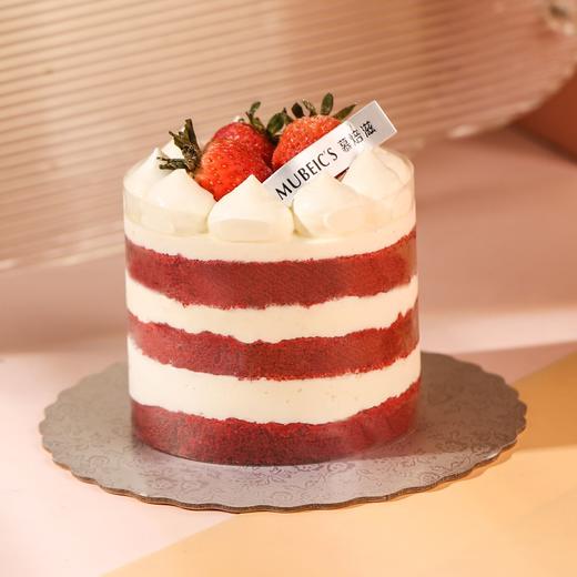 3英寸嫣红心动红丝绒 商品图0