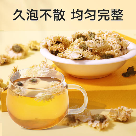 【正宗同仁堂品牌】北京同仁堂 贡菊花茶50g 源自安徽 朵朵饱满 久泡不散 SY 商品图4