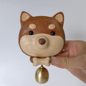 旺财门铃°胡桃木+榉木