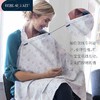 【亏本清仓 不支持退换 介意慎拍】Bébé au Lait 纯棉/有机棉/纱棉哺乳巾（买哺乳巾可+10元换购哺乳围巾1条，花色随机，围巾单拍不发） 商品缩略图0
