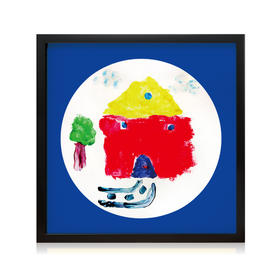 袋鼠团团慈善创卖-印制版画《小房子》