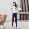 HR MYH911修身显瘦运动套装时尚气质撞色拼接两件套 商品缩略图1