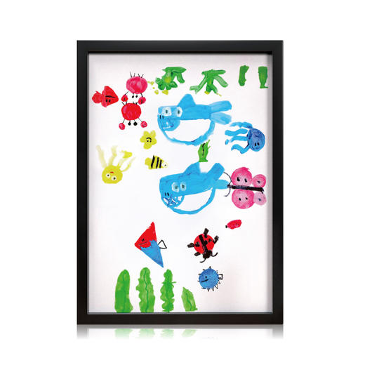 袋鼠团团慈善创卖-印制版画《海底》 商品图0