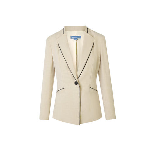 皮尔卡丹女装夏季新款通勤淑女百搭修身多色西服C32UL001
 商品图4