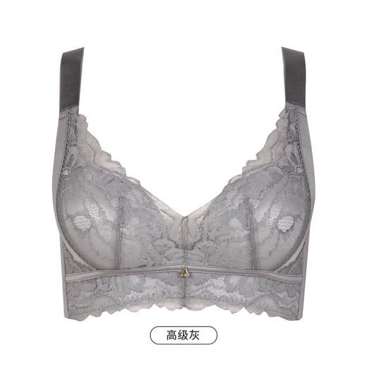 都市丽人美体纤塑AB杯适穿蕾丝调整型文胸两种厚度3/4杯塑身文胸无钢圈内衣五排扣LJ34M8 商品图4