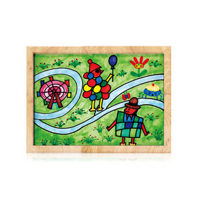 袋鼠团团慈善创卖-印制版画《我的游乐园》