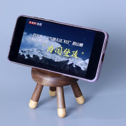 兔子手机架°黑胡桃木 商品图5
