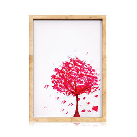 袋鼠团团慈善创卖-印制版画《奔赴下一祎场花见》