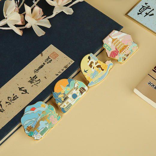 西泠印社纪念湖光山色冰箱贴 商品图6