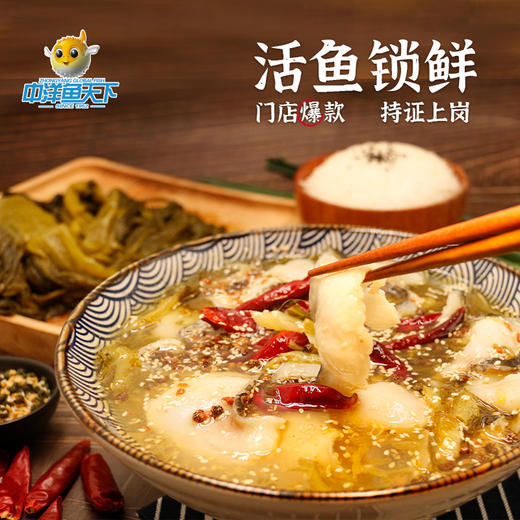 中洋鱼天下老坛酸菜鱼冰鲜黑鱼片470g 商品图1