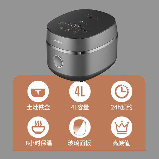 九阳铁釜电饭煲F-40TD01/4L【CZ】 商品图3