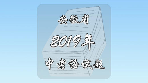2019年安徽省中考语文试题 商品图0