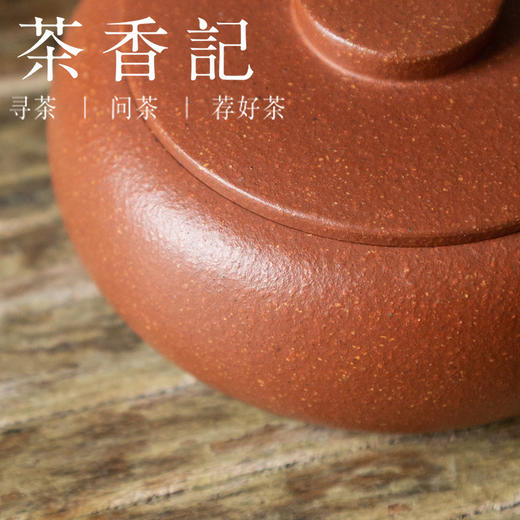 茶香记 宝山红降坡 扁巨轮紫砂壶 泡茶壶 玩家级泥料 敦实可爱 商品图2