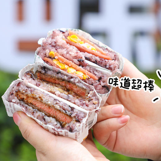肥叔经典饭团 135g/140g /袋 鸡排蛋黄牛排玉米 饱腹解馋 顺丰直发 商品图2
