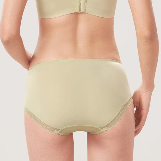 都市丽人舒软挺塑双拉面料中腰平角女士内裤新年本命年红品LP39H2 商品图2