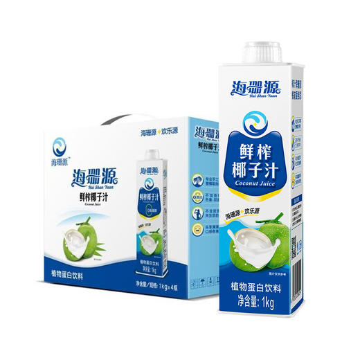 【海珊源鲜榨椰子汁1L】 商品图6