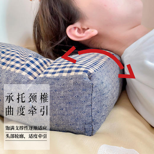 草本养生健睡枕 | 草本养生 舒适护颈 闻香入睡 优选九味草本 用料十足 支撑力好 流动性强 双洞设计 解放双耳 棉料材质 柔软亲肤 独立内芯 方便拆洗 枕头 商品图5