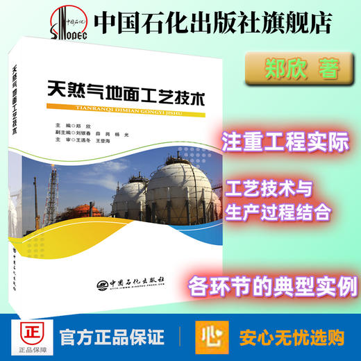 【旗舰店】天然气地面工艺技术 长庆石油勘察设计研究院  一线人员编写工程实际工艺技术与生产过程结合  中国石化出版社 商品图1