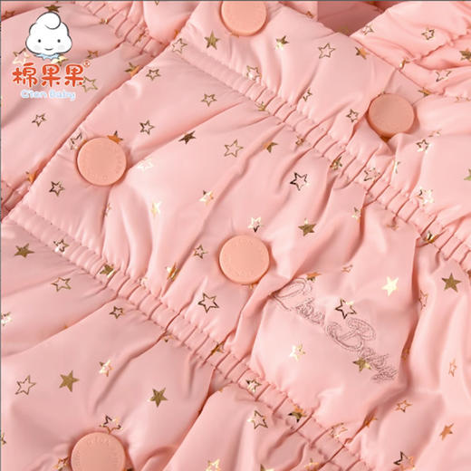 棉果果冬季女童中长款棉服M422101818678 商品图2